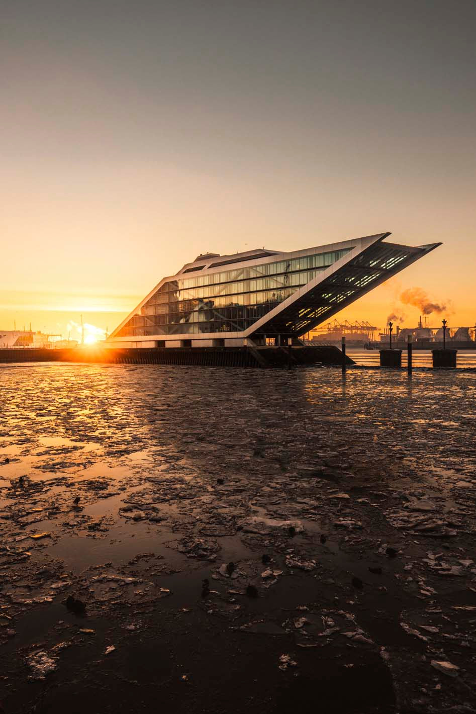 Eisiges Dockland