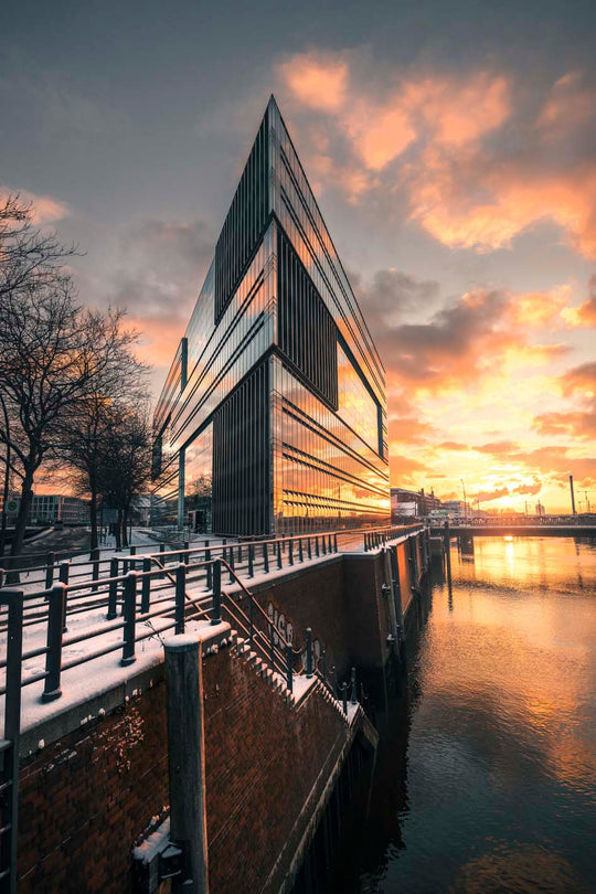 Eisiger Sonnenaufgang