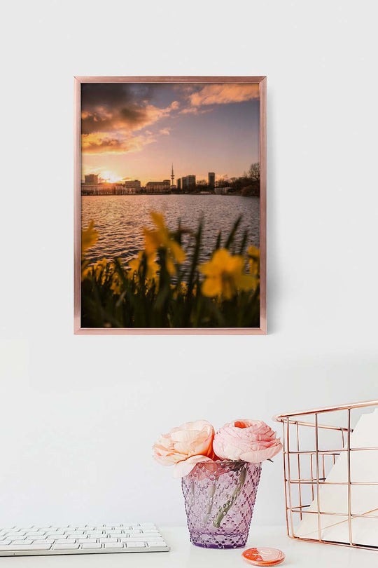 Binnenalster im Frühling