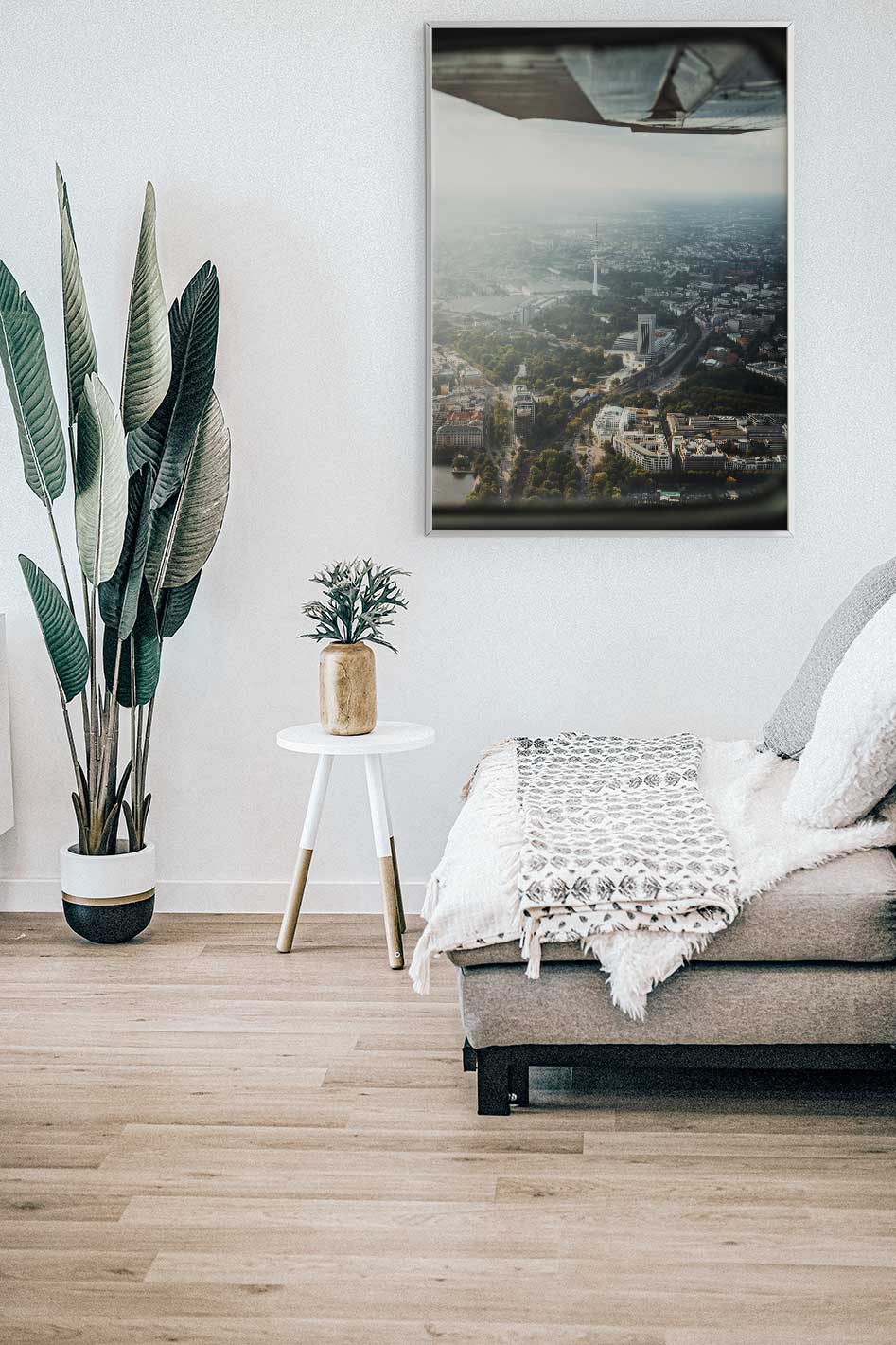 Hamburg aus dem Flugzeug