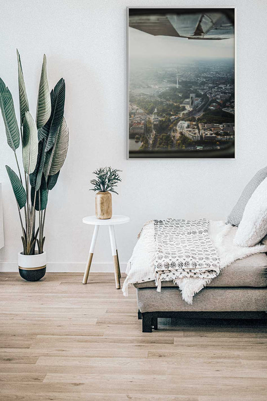 Hamburg aus dem Flugzeug