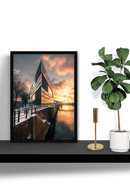 Eisiger Sonnenaufgang